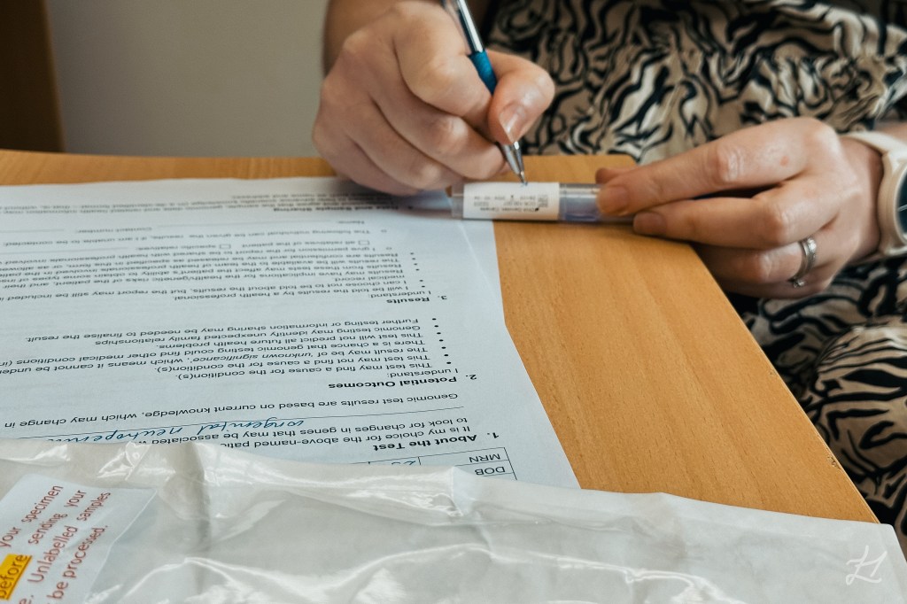 Kaydes' genetic test sample